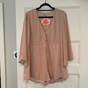 Show Me Your Mumu Roxy romper in dusty bush, sz M